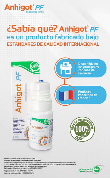 ANHIGOT PF - Frasco gotero, 5 ml