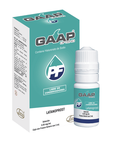 GAAP OFTENO PF - Frasco gotero, 3 ml (MEMBRESÍA GLAUCOMA)