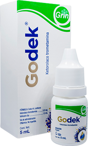 GODEK - Frasco gotero, 5 ml