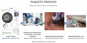 PAQUETE PREMIUM - CONTROL GLAUCOMA