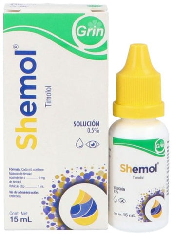 SHEMOL - Frasco gotero, 15 ml (MEMBRESÍA GLAUCOMA)